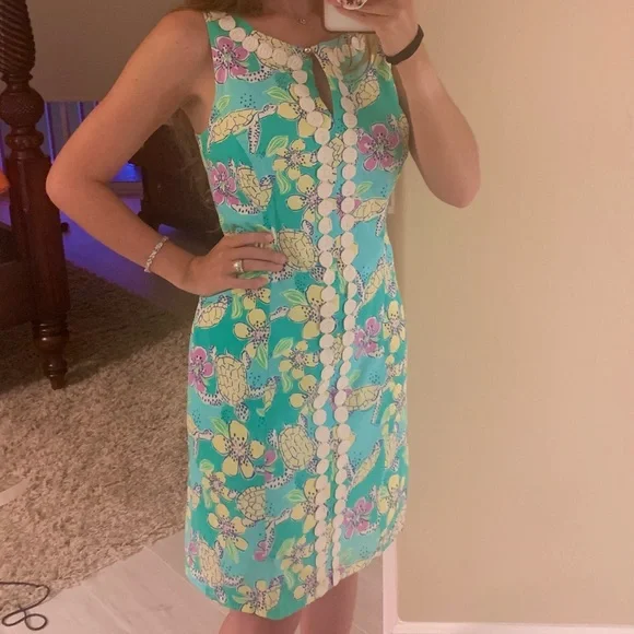 Lilly Pulitzer Ginny Shift Moving Slowly - Picture 2 of 2